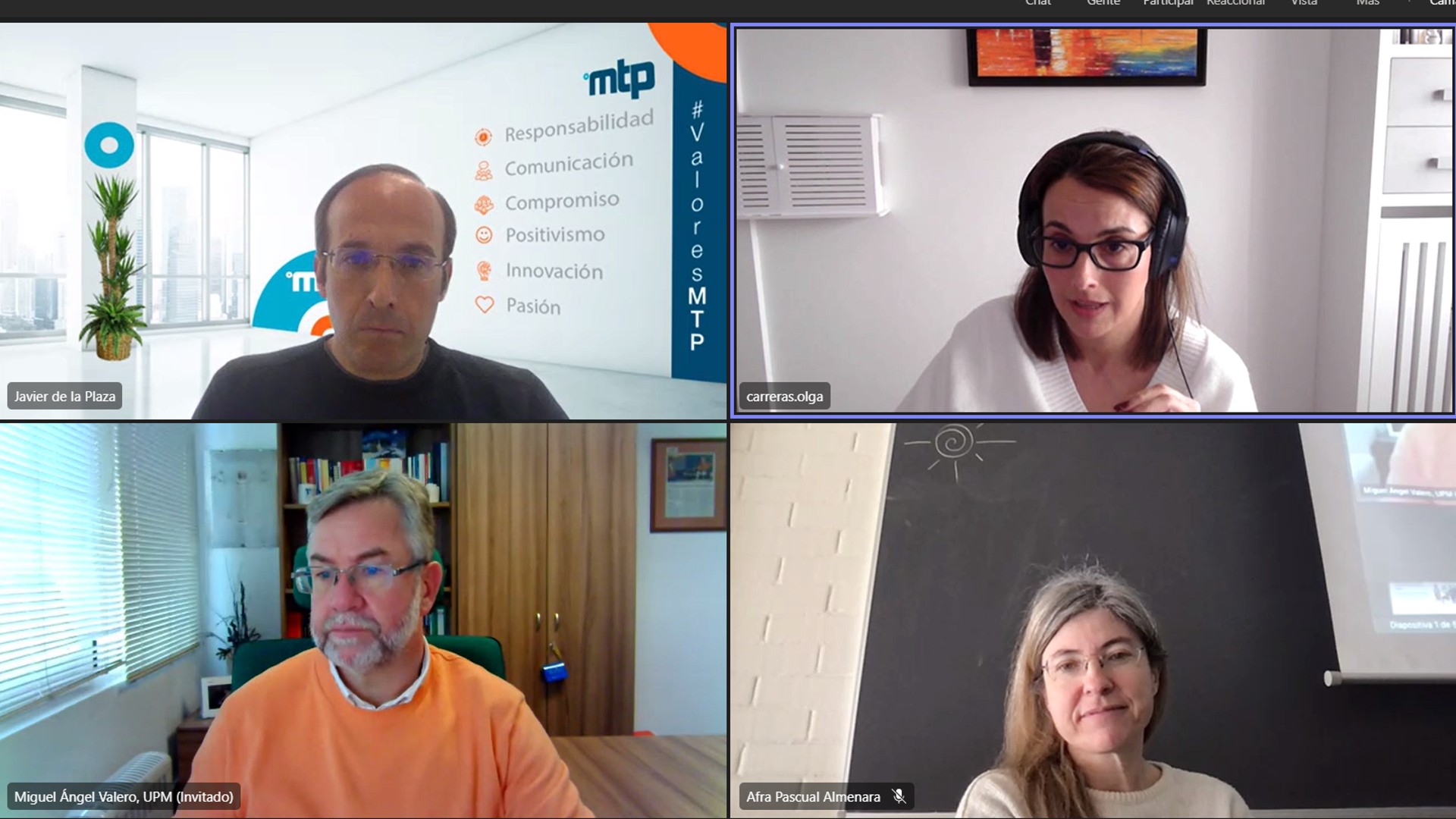 Webinar sobre accesibilidad digital, organizado por MTP